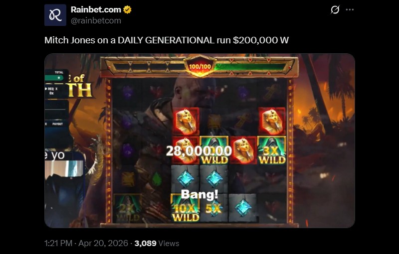 Twitter Generational Rainbet Run
